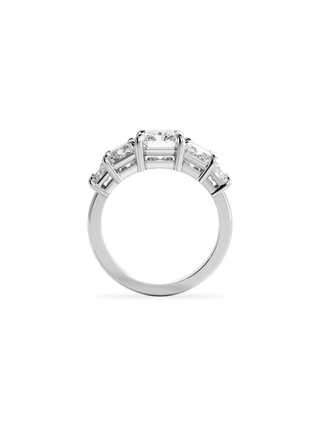 2 CT Round Three Stones Lab Grown Diamond Engagement Ring
