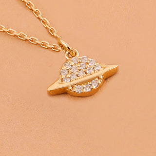 1.0 CT Round Bezel Solitaire Lab Grown Diamond Necklace