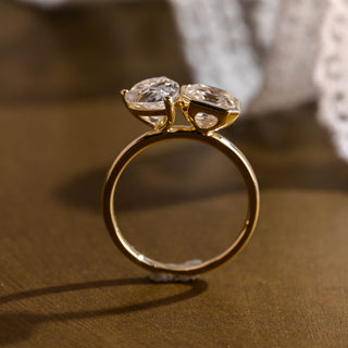 2 CT Round Three Stones Lab Grown Diamond Engagement Ring