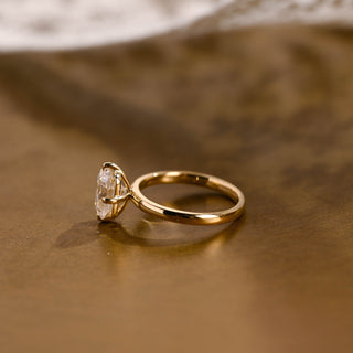 2 CT Round Three Stones Lab Grown Diamond Engagement Ring