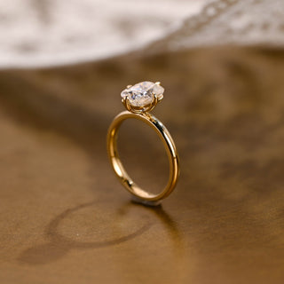 2 CT Round Three Stones Lab Grown Diamond Engagement Ring