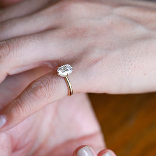2 CT Round Three Stones Lab Grown Diamond Engagement Ring