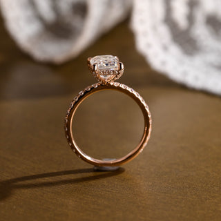 2 CT Round Three Stones Lab Grown Diamond Engagement Ring