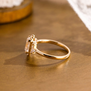 2 CT Round Three Stones Lab Grown Diamond Engagement Ring