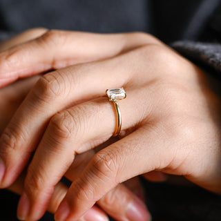 2 CT Round Three Stones Lab Grown Diamond Engagement Ring