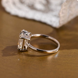 2 CT Round Three Stones Lab Grown Diamond Engagement Ring