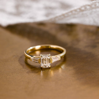 2 CT Round Three Stones Lab Grown Diamond Engagement Ring
