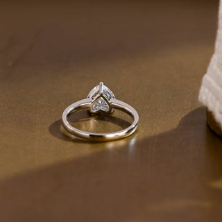 2 CT Round Three Stones Lab Grown Diamond Engagement Ring