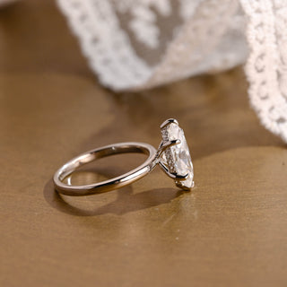 2 CT Round Three Stones Lab Grown Diamond Engagement Ring