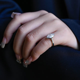 2 CT Round Three Stones Lab Grown Diamond Engagement Ring