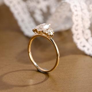 2 CT Round Three Stones Lab Grown Diamond Engagement Ring