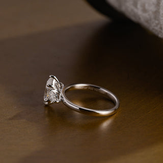 2 CT Round Three Stones Lab Grown Diamond Engagement Ring