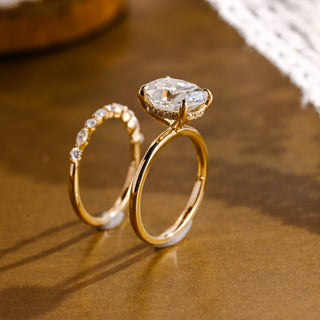 3.0 CT Round Pave Lab Grown Diamond Bridal Set