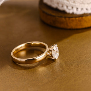 2 CT Round Three Stones Lab Grown Diamond Engagement Ring