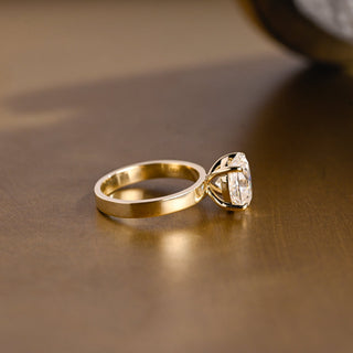 2 CT Round Three Stones Lab Grown Diamond Engagement Ring