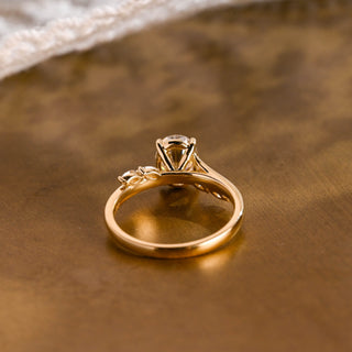 2 CT Round Three Stones Lab Grown Diamond Engagement Ring