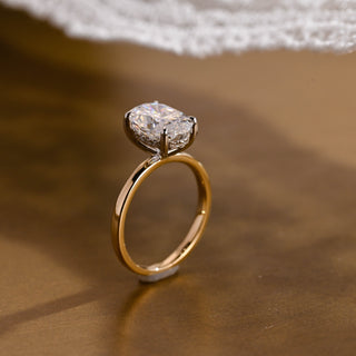 2 CT Round Three Stones Lab Grown Diamond Engagement Ring