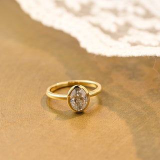 2 CT Round Three Stones Lab Grown Diamond Engagement Ring