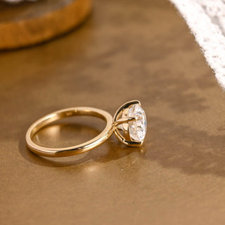 2 CT Round Three Stones Lab Grown Diamond Engagement Ring