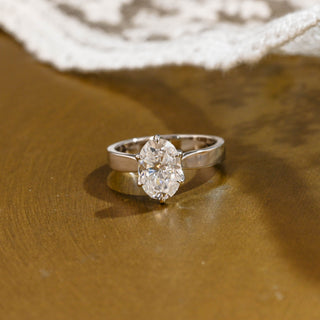 2 CT Round Three Stones Lab Grown Diamond Engagement Ring