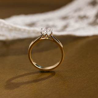 2 CT Round Three Stones Lab Grown Diamond Engagement Ring