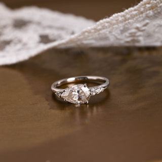 2 CT Round Three Stones Lab Grown Diamond Engagement Ring