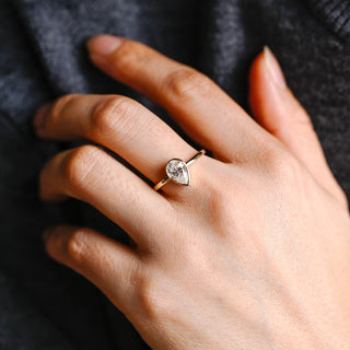2 CT Round Three Stones Lab Grown Diamond Engagement Ring