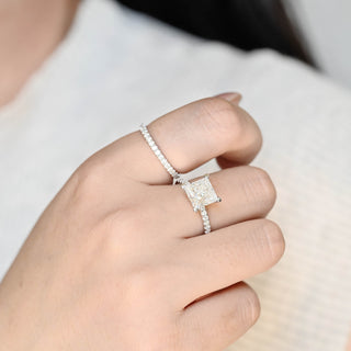 3.0 CT Round Pave Lab Grown Diamond Bridal Set