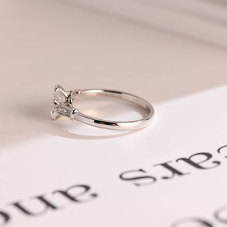 2 CT Round Three Stones Lab Grown Diamond Engagement Ring