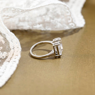 2 CT Round Three Stones Lab Grown Diamond Engagement Ring