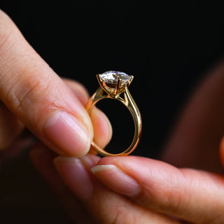 2 CT Round Three Stones Lab Grown Diamond Engagement Ring