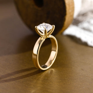 2 CT Round Three Stones Lab Grown Diamond Engagement Ring