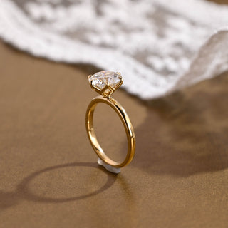 2 CT Round Three Stones Lab Grown Diamond Engagement Ring