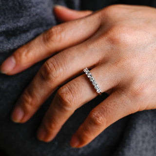 0.37 CT Round Full Eternity Lab Grown Diamond Wedding Band