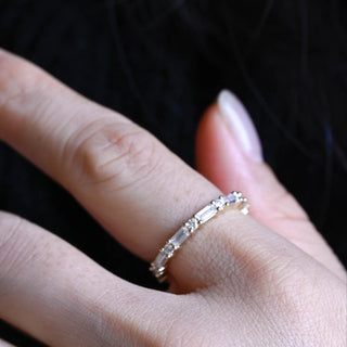 0.37 CT Round Full Eternity Lab Grown Diamond Wedding Band