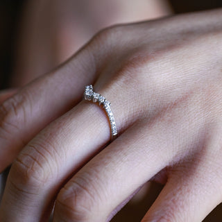 0.37 CT Round Full Eternity Lab Grown Diamond Wedding Band