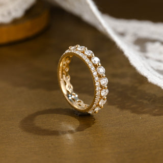 0.37 CT Round Full Eternity Lab Grown Diamond Wedding Band