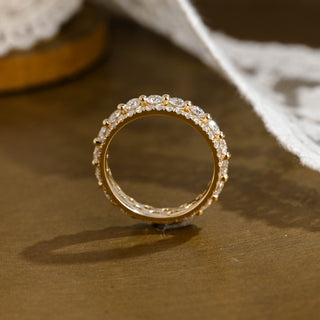 0.37 CT Round Full Eternity Lab Grown Diamond Wedding Band