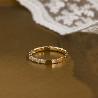 0.37 CT Round Full Eternity Lab Grown Diamond Wedding Band