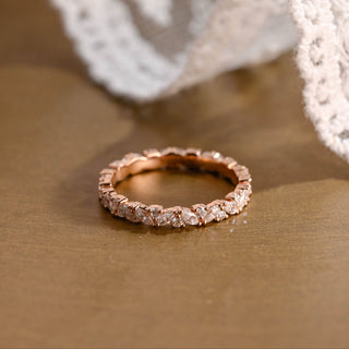 0.37 CT Round Full Eternity Lab Grown Diamond Wedding Band