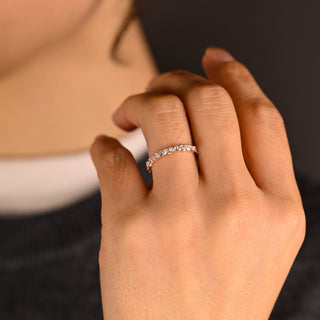 0.37 CT Round Full Eternity Lab Grown Diamond Wedding Band