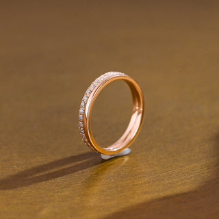 0.37 CT Round Full Eternity Lab Grown Diamond Wedding Band