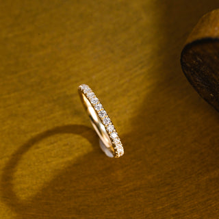 0.37 CT Round Full Eternity Lab Grown Diamond Wedding Band