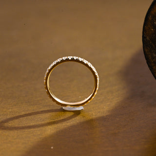 0.37 CT Round Full Eternity Lab Grown Diamond Wedding Band