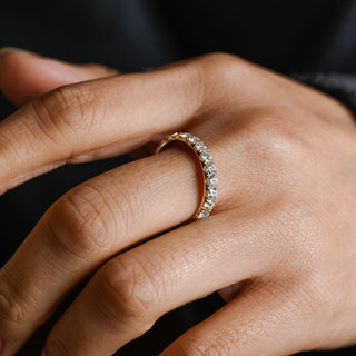 0.37 CT Round Full Eternity Lab Grown Diamond Wedding Band