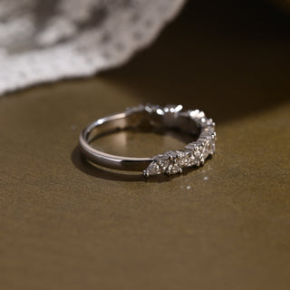 0.37 CT Round Full Eternity Lab Grown Diamond Wedding Band