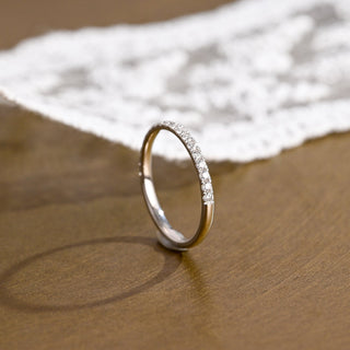 0.37 CT Round Full Eternity Lab Grown Diamond Wedding Band
