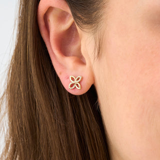 1.0 CT Round Bezel Solitaire Lab Grown Diamond Earrings