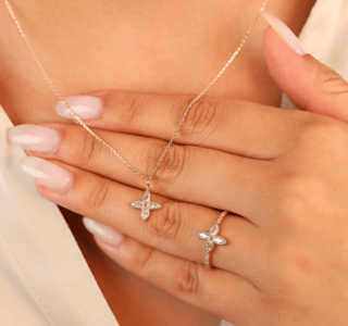 1.0 CT Round Bezel Solitaire Lab Grown Diamond Necklace