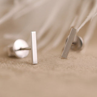 1.0 CT Round Bezel Solitaire Lab Grown Diamond Earrings